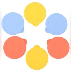 6 100mm Silicone Lids For Weck Glass Jars Purekra Keep-Fresh Covers